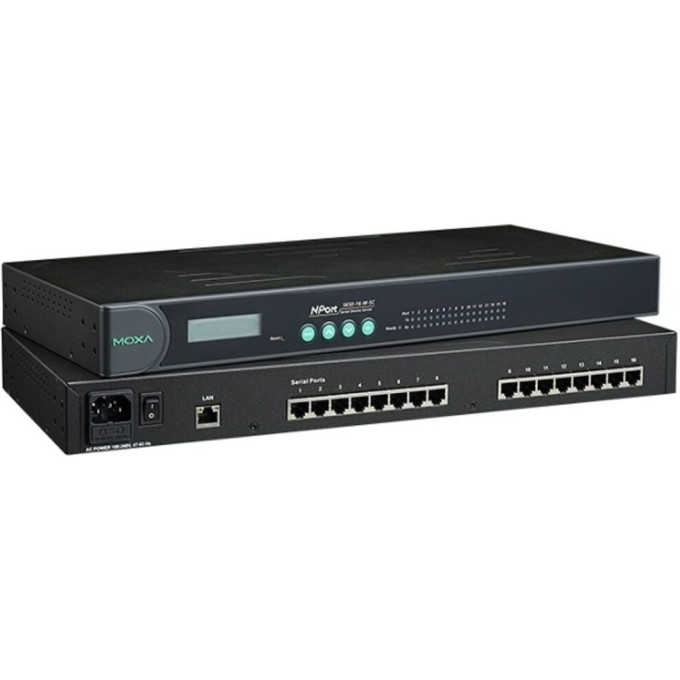 Преобразователь MOXA NPORT 5650-16-S-SC 1169681