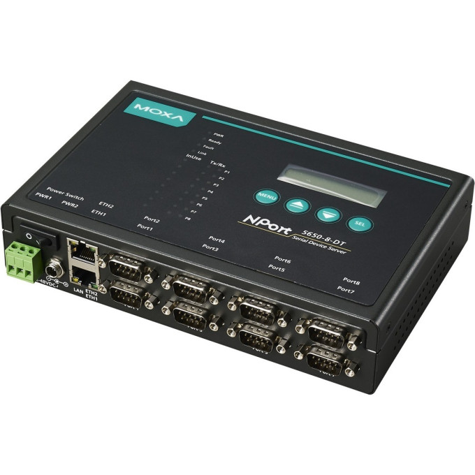 Преобразователь MOXA NPORT 5650-8-DT-T 00-06132154